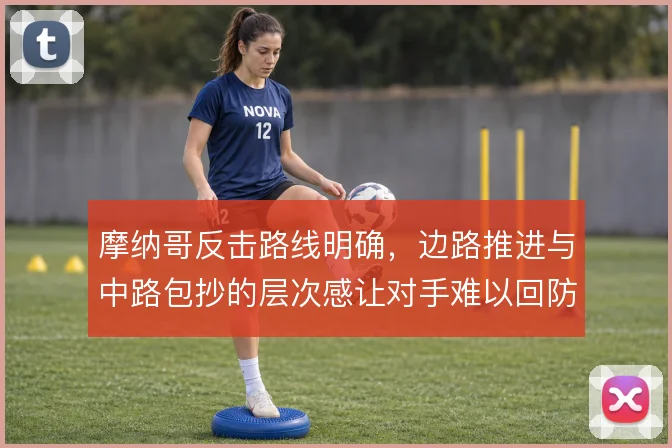 摩纳哥反击路线明确，边路推进与中路包抄的层次感让对手难以回防到位